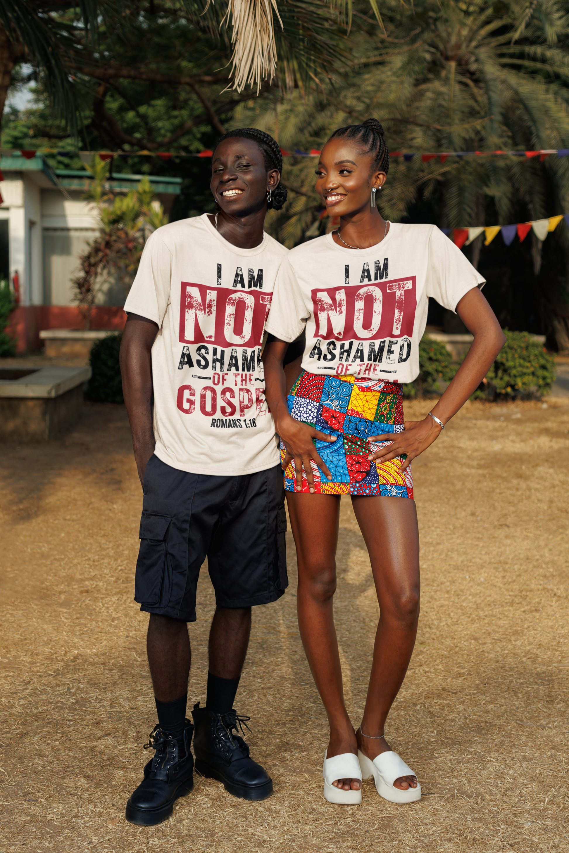 I Am Not Ashamed - Unisex Premium Shirt - JCMarketplace LLC - faith based custom t shirt near me USA 
