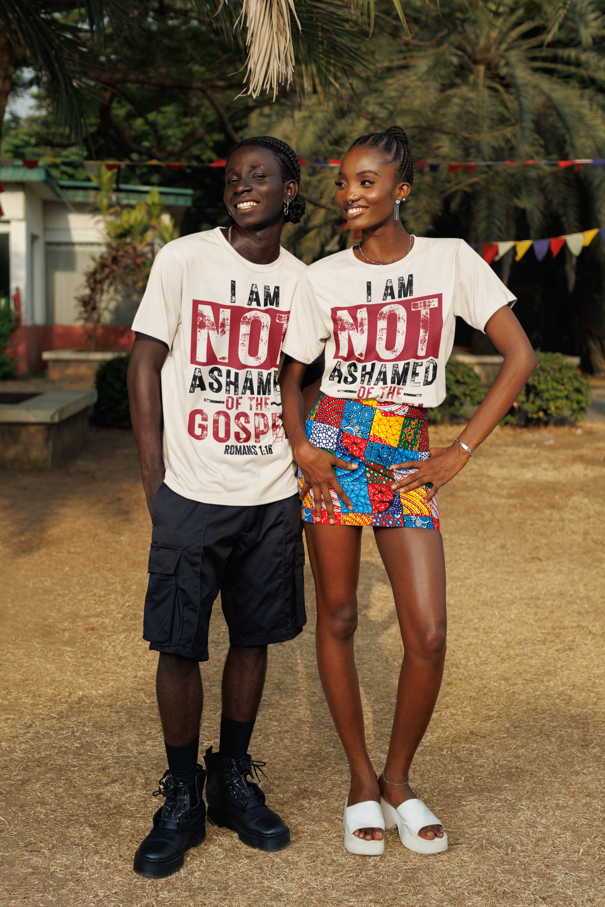I Am Not Ashamed - Unisex Premium Shirt - JCMarketplace LLC - faith based custom t shirt near me USA 